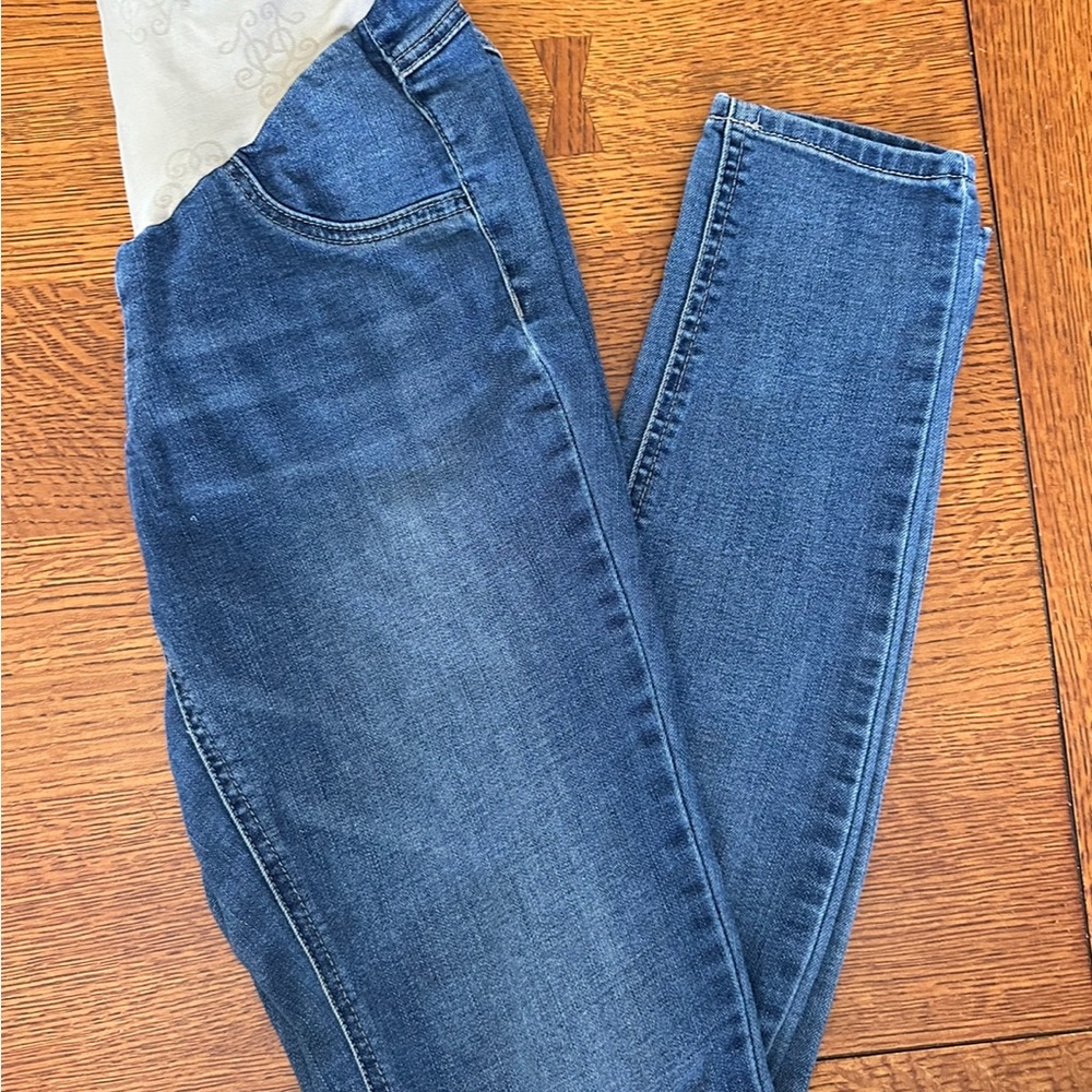 Jessica Simpson Maternity, Pregnancy Over The Belly Skinny Jean Size Small